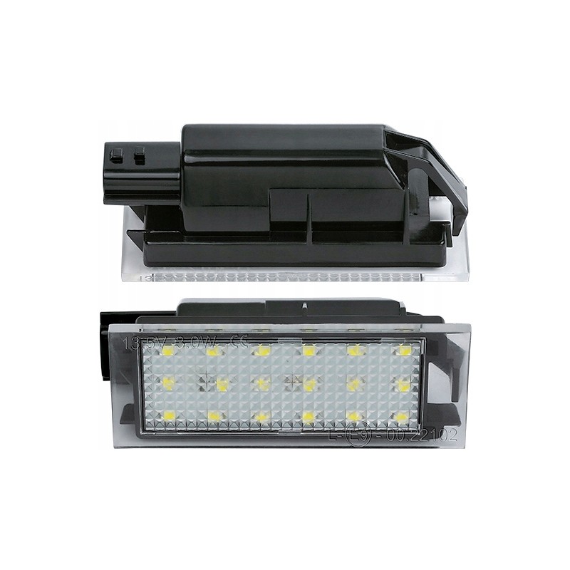 Lampki LED oświetlenie tablicy rejestracyjnej RENAULT Clio